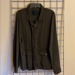 Sanctuary Drawstring Waist Military Jacket